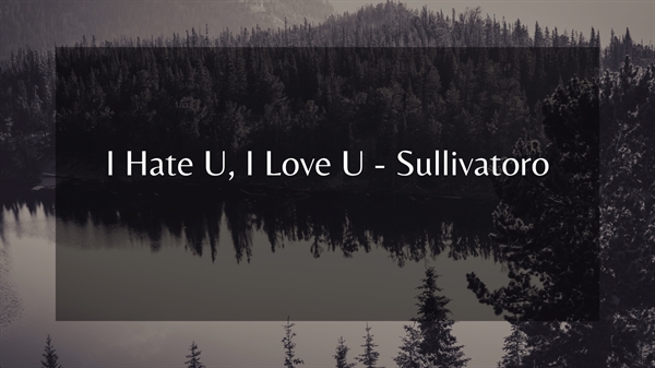Fanfic / Fanfiction I Hate U, I Love U - Sullivatoro
