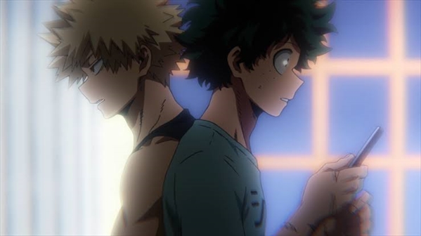 Três questões, odiei o Bakugou, não porque o Deku perdoou ele que sign