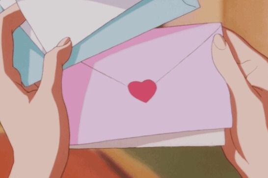 Anime Love Letter Aesthetic Greeting Card for Sale by A Light Worker   Redbubble