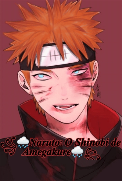 Naruto: Símbolo Folha Renegada Plata + Nuvem Vermelha da Akatsuki