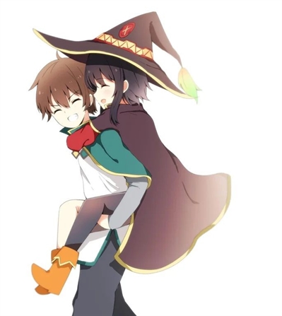 História Konosuba - Megumin e Kazuma - Quatro - História escrita