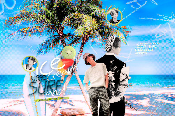 Fanfic / Fanfiction Surf, Kisses and Ice Cream