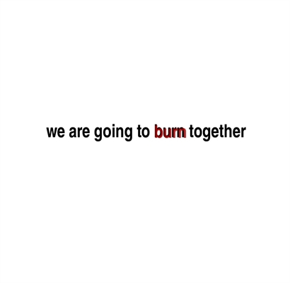 Fanfic / Fanfiction We are going to burn together