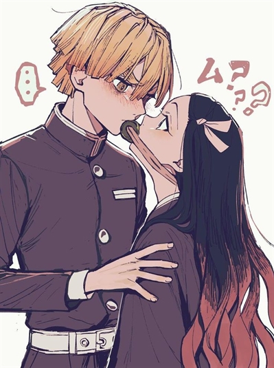 História Sentimentos Novos(Tanjiro x Leitora) - Nezuko(Capítulo 7) -  História escrita por Sally____ - Spirit Fanfics e Histórias