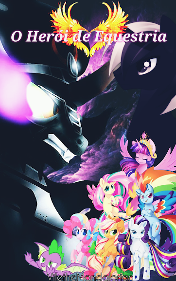 Princesa Luna Pensando, personagem My Little Pony em preto e roxo