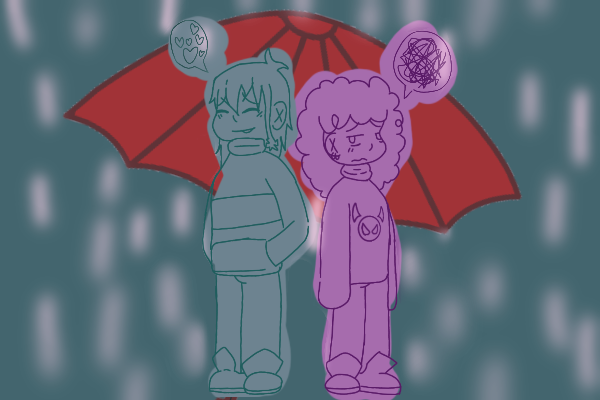 Fanfic / Fanfiction The red umbrella (shipp Feruki Ferry X Nayzuki)