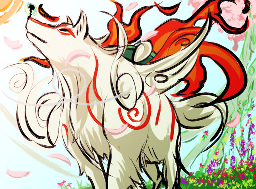 🐺 A história de AMATERASU : Okami 🌹 