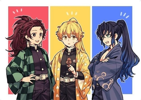 História A Oni (leitora x Kimetsu no Yaiba) (reescrevendo) - Tanjiro ,  zenitsu , inosuke - História escrita por Gi_of0 - Spirit Fanfics e Histórias