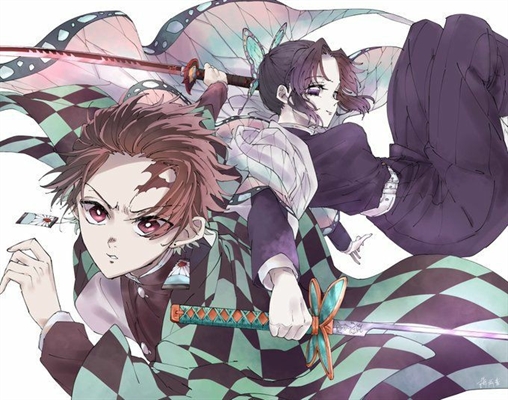 Tanjiro, Zenitsu e Inosuke (Kimetsu no Yaiba) - Caçadores De Oni