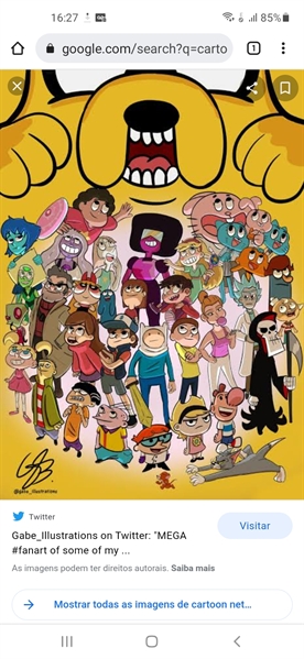 Cartoon Network Brasil - Crystal Gems e o Steven visitando vários