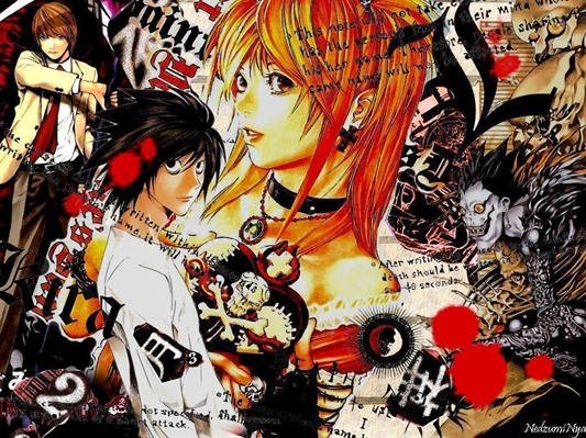 Vida de garota otaku: death note