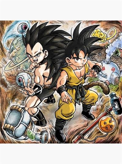 O que Teria acontecido se Goku e Vegeta Fossem Irmãos? ( Parte 1 ) 