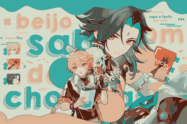 Fanfic / Fanfiction Beijo com sabor de chocolate (Xiaoether)