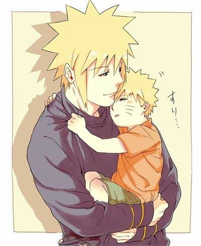 Naruto e Minato!  Pai e filho, Minato e naruto, Anime