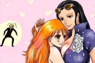 Fanfic / Fanfiction Vou te dar uma mãozinha (Robin x Nami)