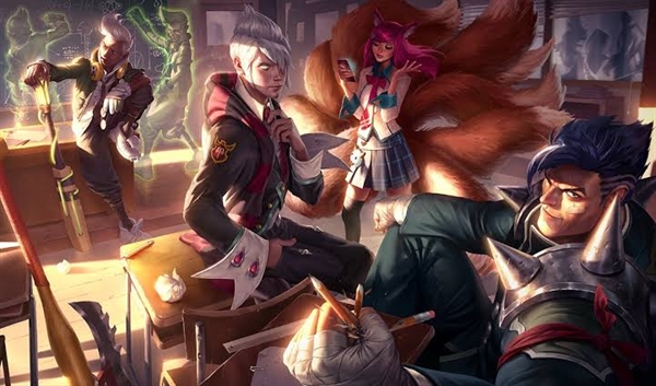 Fanfic / Fanfiction Academia de Batalha Wild Rift - League of legends