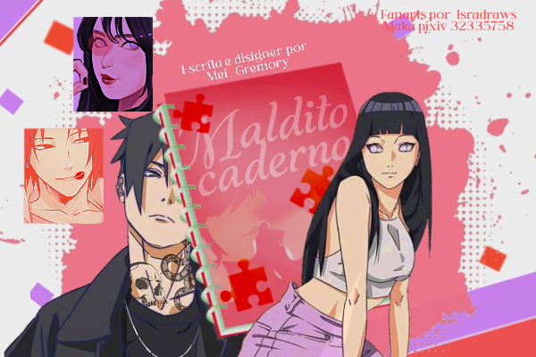 Caderno personalizado naruto sasuke sakura