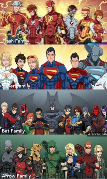 Fanfic / Fanfiction Qual é a melhor Super Família?