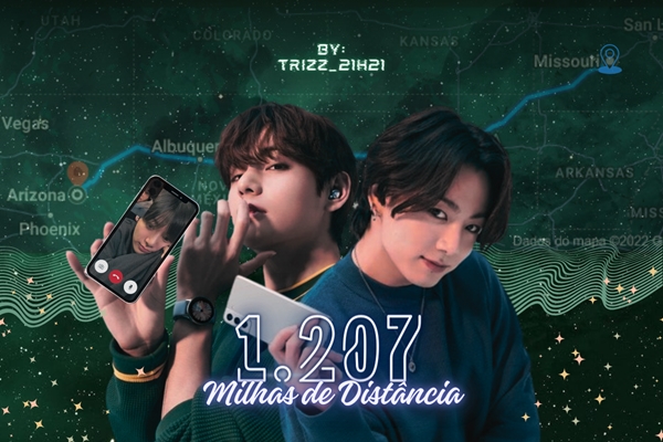 Fanfic / Fanfiction 1.207 milhas de distância (Vkook - Taekook)