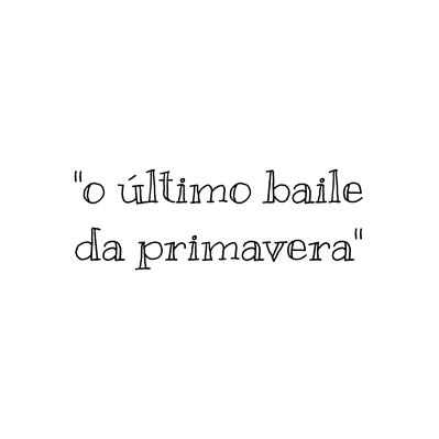 Fanfic / Fanfiction "o último baile da primavera" (kiribaku, krbk)