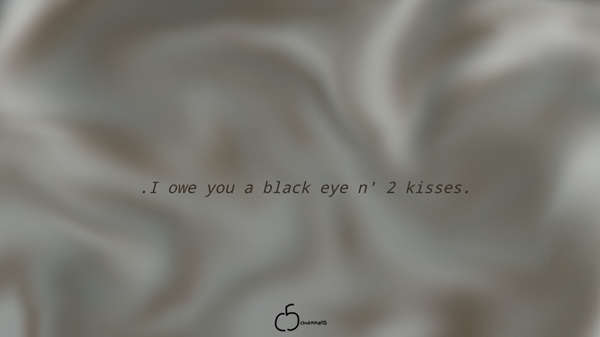 Fanfic / Fanfiction .I owe you a black eye n' 2 kisses (Jaywon).