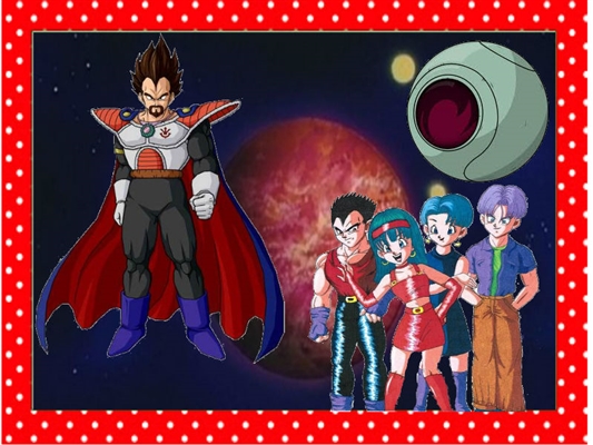 História Feliz Dia Dos Pais,Vegeta! - Feliz Dia Dos Pais,Vegeta! - Capítulo  Único - História escrita por vanillareki - Spirit Fanfics e Histórias