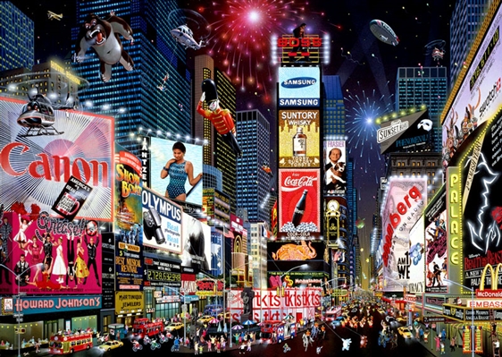 Fanfic / Fanfiction Made in the USA - Times Square