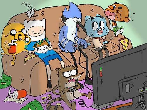 Finn,Mordecai e gumball