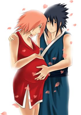 Sakura diz a Sasuke que está grávida, Espectro, Naruto