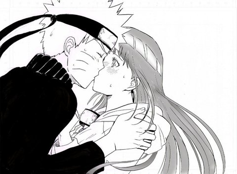 Desenhando Naruto & Hinata Se Beijando, How to Draw 