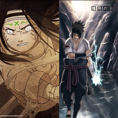 Sasuke(clássico) vs Neji (clássico)