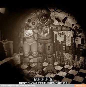 História FNAF- The new and the old - Amigas! - História escrita por  YaGirlJunko - Spirit Fanfics e Histórias