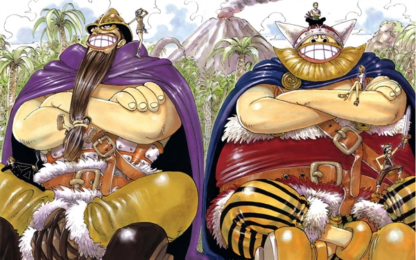 Fanfic / Fanfiction Wolf D. Hikari (One Piece) - Broggy E Dorry, Os gigantes de Elbaf!