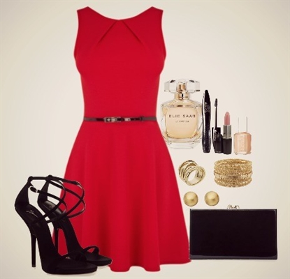 Fanfic / Fanfiction Truly, Madly, Deeply in Love - Red Dress
