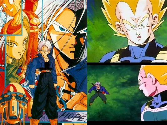 História Vegeta e Bulma - Como tudo aconteceu - Vegeta descobre que o rapaz  do futuro é seu filho! - História escrita por lemos888 - Spirit Fanfics e  Histórias