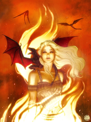 Fanfic / Fanfiction Gelo vs fogo: a guerra dos tronos - The Last Targaryen is Alive