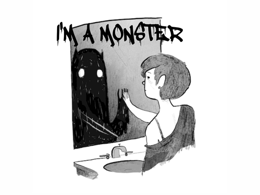 Fanfic / Fanfiction I'm a Monster - Espelho Espelho Meu ... existe um monstro pior do que eu ?