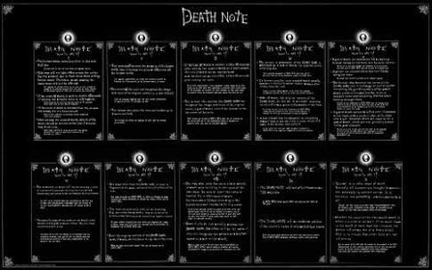 Fanfic / Fanfiction Death Note - Continuação - Instruções de Uso