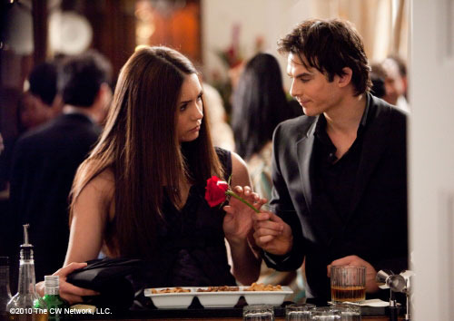 Fanfic / Fanfiction Delena - Holding On And Lettin Go - I Can Be Nice,If I Want To.