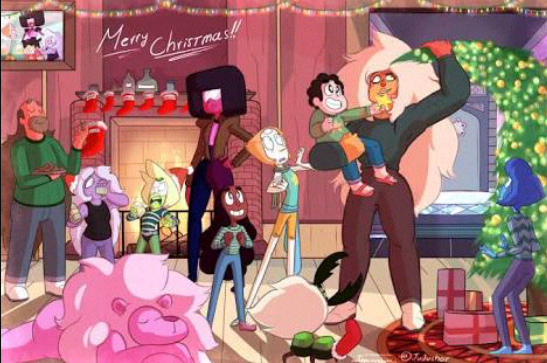 Fanfic / Fanfiction Mysterious gem and the crystal gems - Feliz Natal