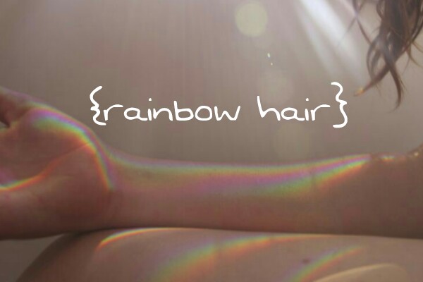 Fanfic / Fanfiction Rainbow - That weirdo with a rainbow in his hair (único)