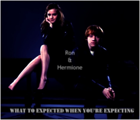 Fanfic / Fanfiction What to Expect when you're Expecting - First Month: Rony e Hermione