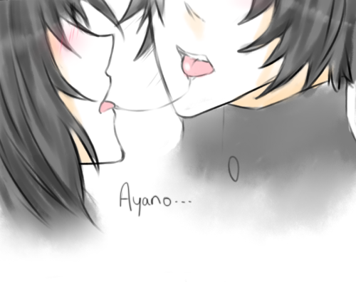 Fanfic / Fanfiction Yandere simulator - Juntos e misturados - Meu Segundo Beijo