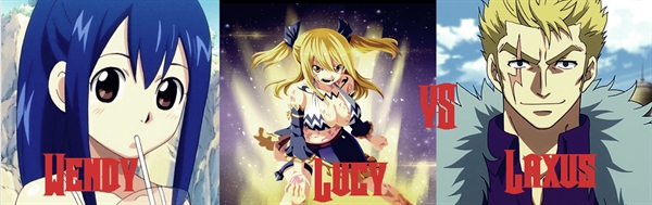 Fanfic / Fanfiction Deuses e Titãs na Fairy Tail. - O início! Lucy e Wendy VS Laxus.