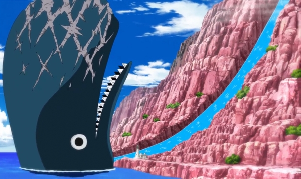 Fanfic / Fanfiction One Piece e Naruto - Finamente na Grand Line! A gigantesca montanha, Laboon!