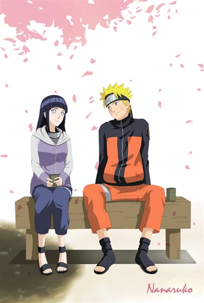 Naruto e Hinata o desenho q demorei a fazer