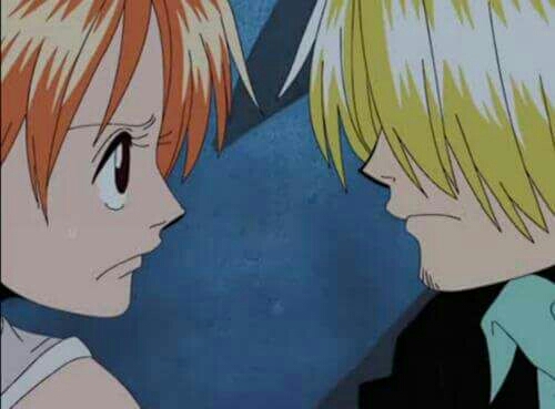 Fanfic / Fanfiction Minha pequena Mellorine - um romance de Sanji por Nami - Contra a parede