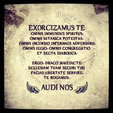 Exorcizamus te omnis immundus spiritus