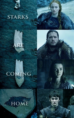 Fanfic / Fanfiction Winter is Here - The Stark are home