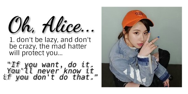 Fanfic / Fanfiction 1 TO 10 ~ 2yeon - Oh, Alice...